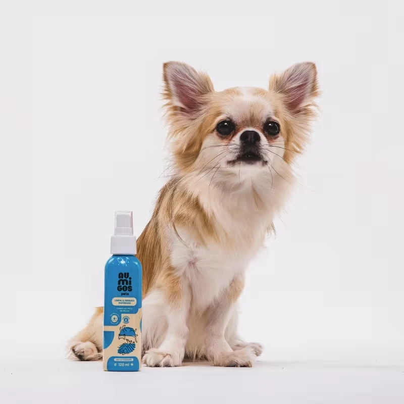 Limpa e Hidrata Patinhas Au.Migos Pets 120ml