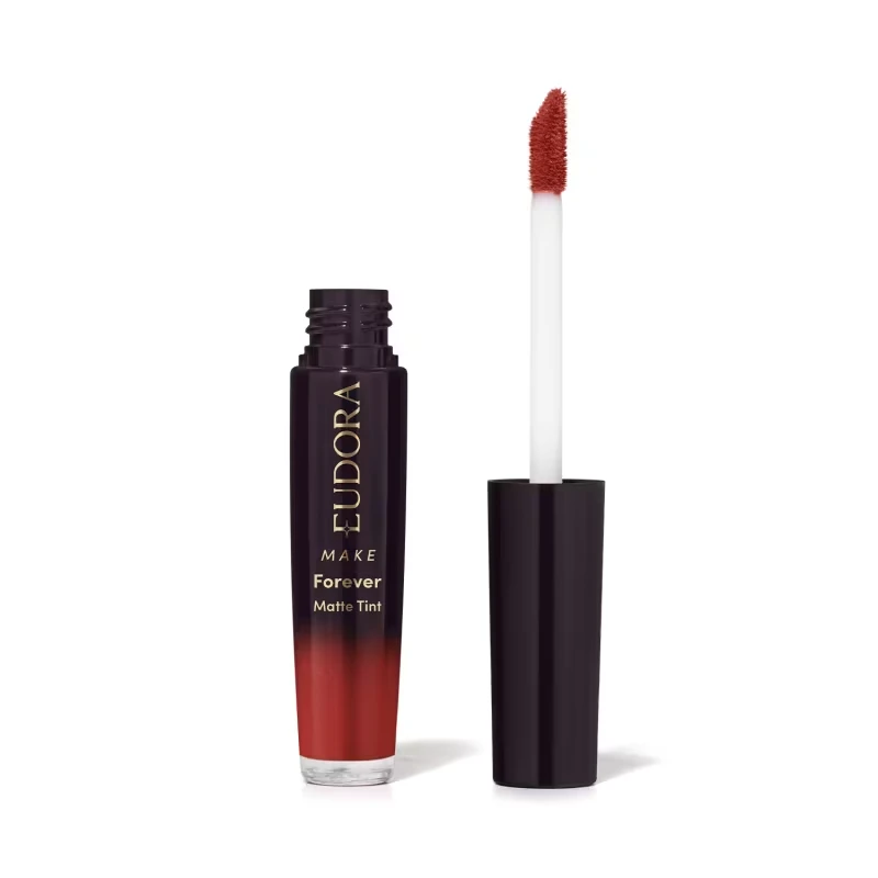 Batom Líquido Vermelho Radiante Eudora Make Forever Matte Tint 4ml