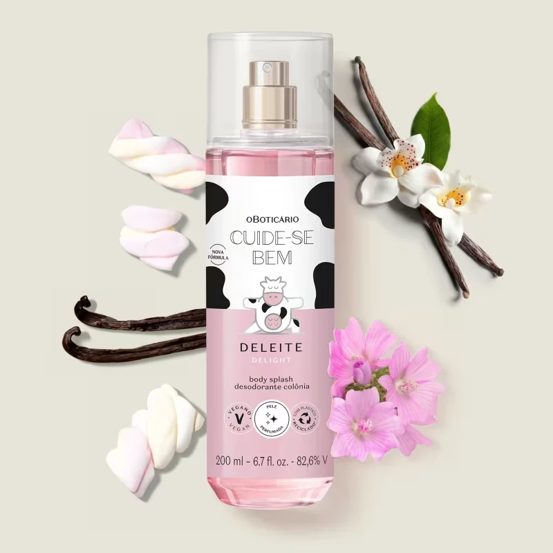 Body Splash Cuide-Se Bem Deleite 200ml
