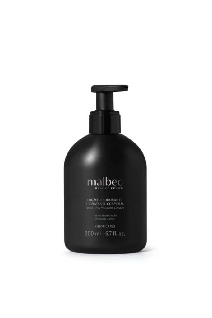 Malbec Black Legend Hidratante Corporal 200ml
