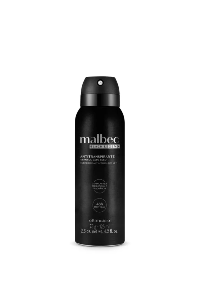 Malbec Black Legend Anti-transpirante Aerosol 75g