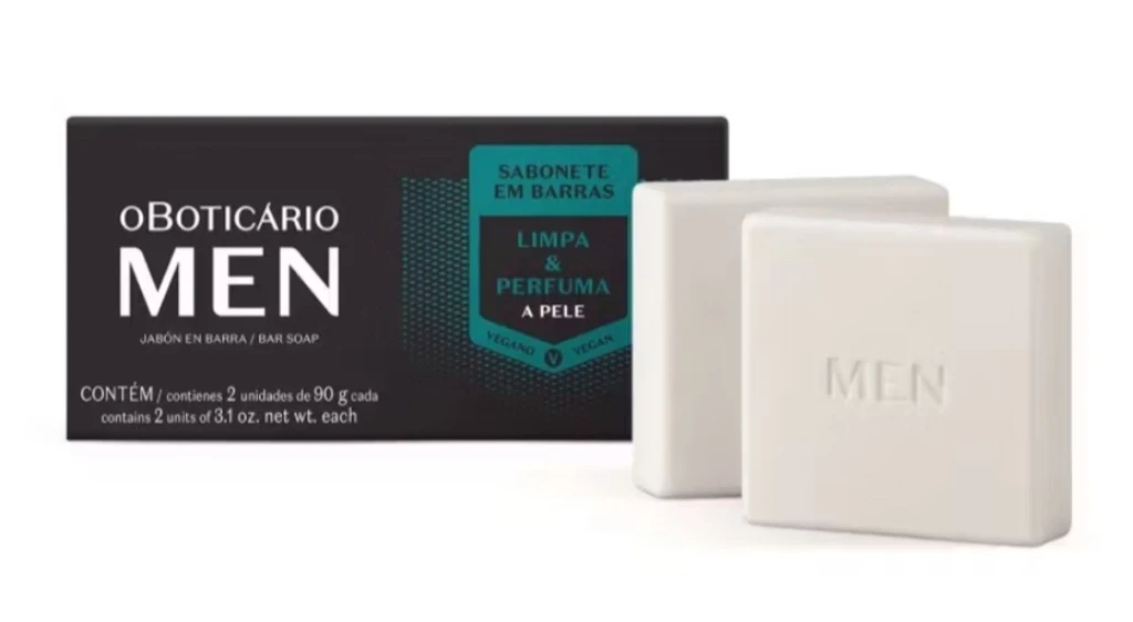 Men Sabonete em barra com 2 unid de 80g cada