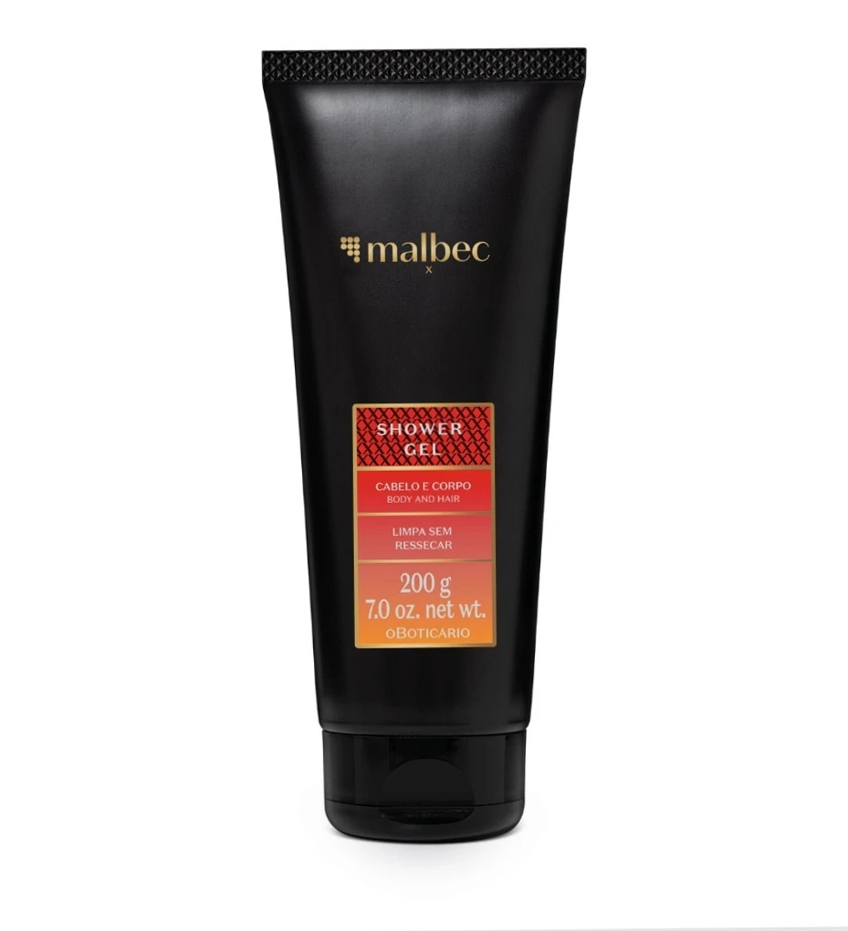 Malbec X Shower Gel 200g