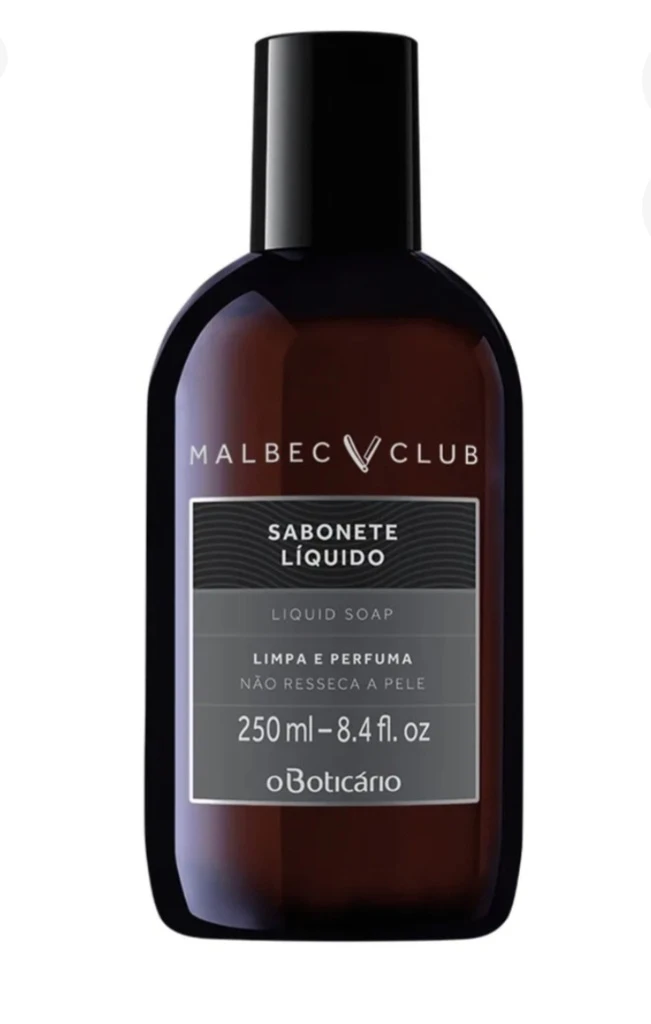 Malbec Club Sabonete Líquido 250ml