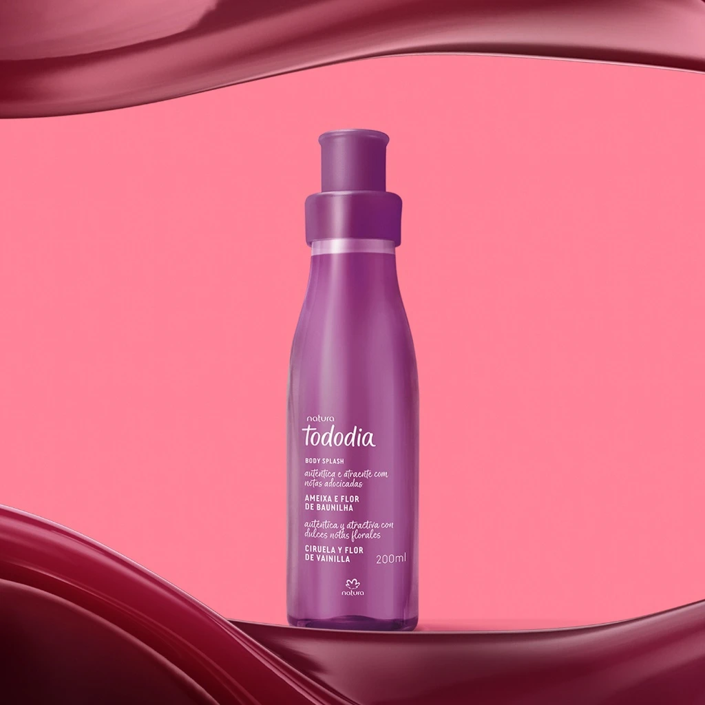 Body Splash Tododia Ameixa e Flor de Baunilha 200 ml