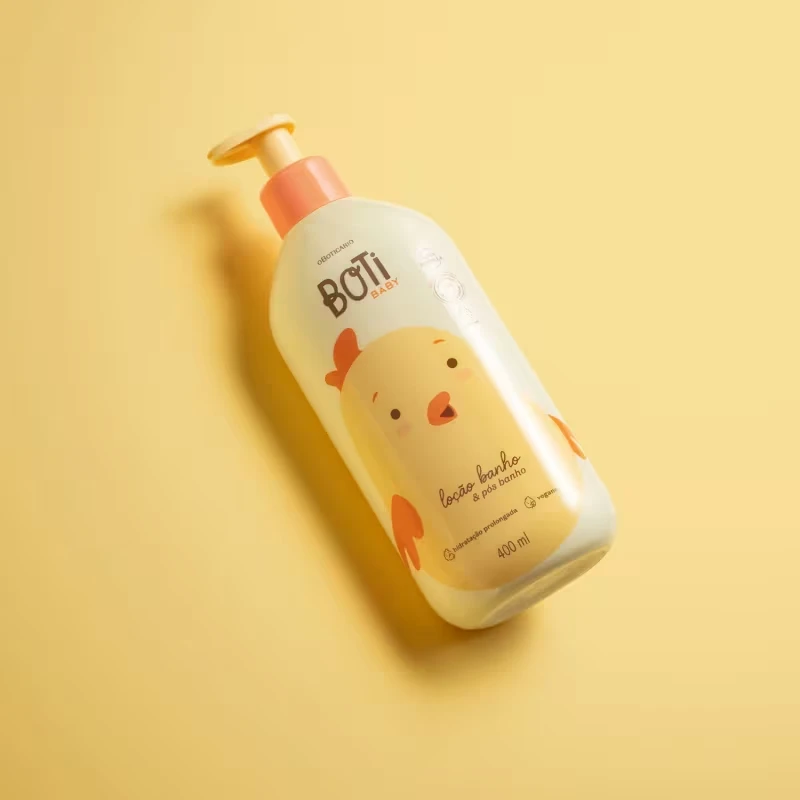 Loção Hidratante Banho e Pós-Banho Boti Baby 400ml