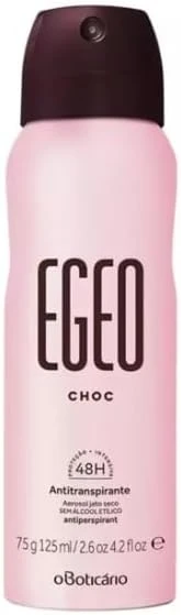 BOTICÁRIO, O BOTICARIO EGEO CHOC DES ANTITRANSPIRANTE AEROSOL 75g 125ml