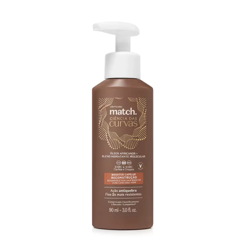 Booster Capilar Reconstrução Match Ciência das Curvas 90ml