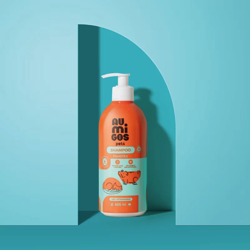 Shampoo Para Filhotes Au.Migos Pets 400ml