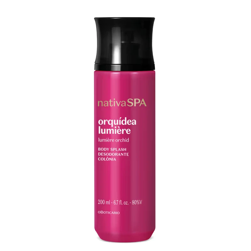 Body Splash Desodorante Nativa SPA Orquídea Lumière 200ml