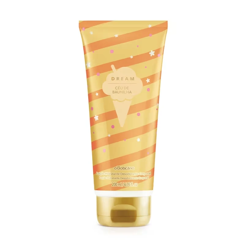 Loção Hidratante Desodorante Corporal Dream Céu de Baunilha 200ml