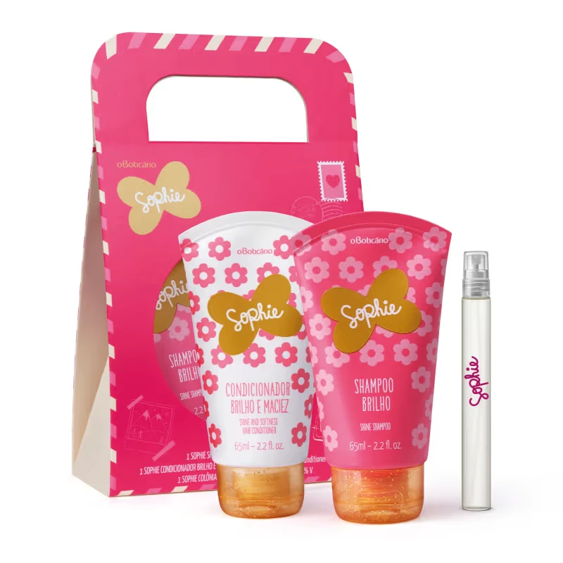 Conjunto Sophie #AMOVIAJAR o Boticário Infantil (3 Produtos)