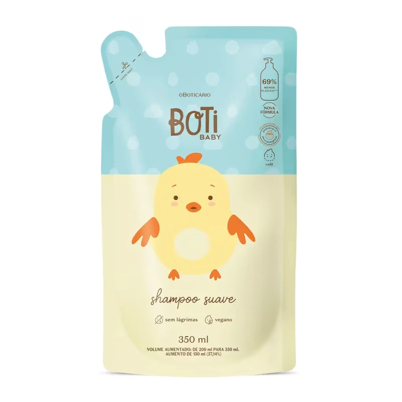 Refil Shampoo Suave Boti Baby 350ml