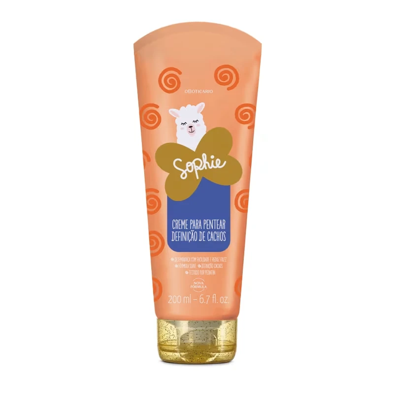 Creme Para Pentear Infantil Definição de Cachos Sophie 200ml