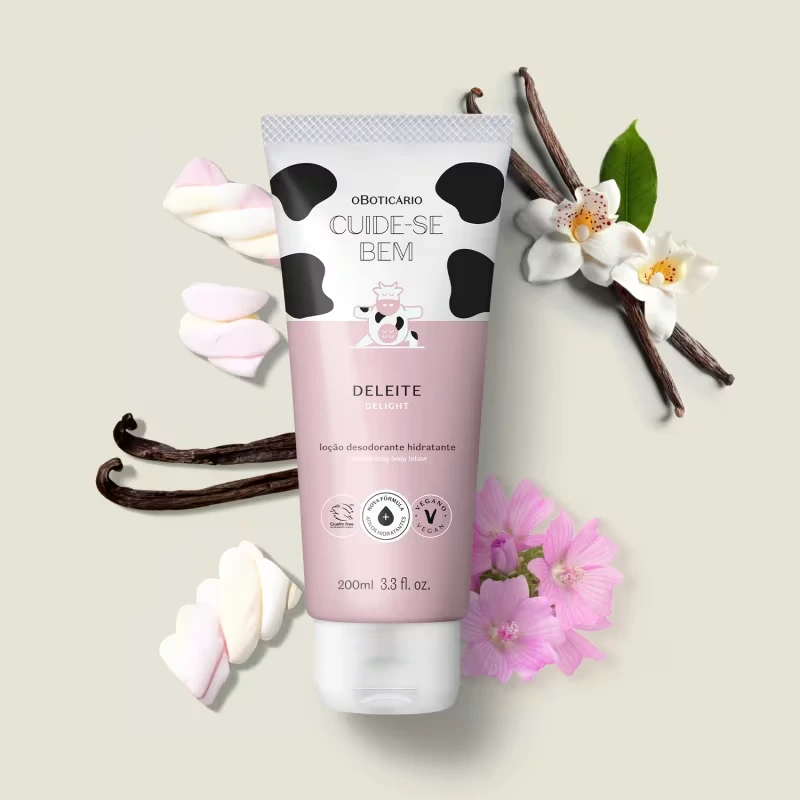 Loção Hidratante Desodorante Cuide-se Bem Deleite 200ml