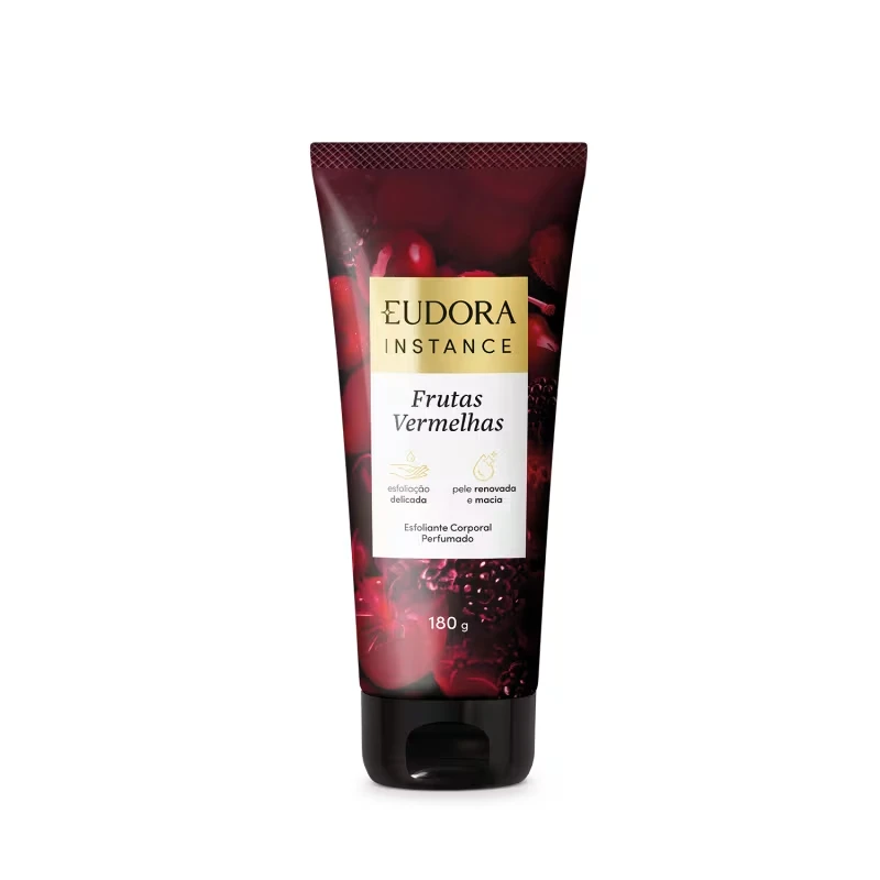 Eudora Instance Frutas Vermelhas - Esfoliante Corporal Perfumado 180g