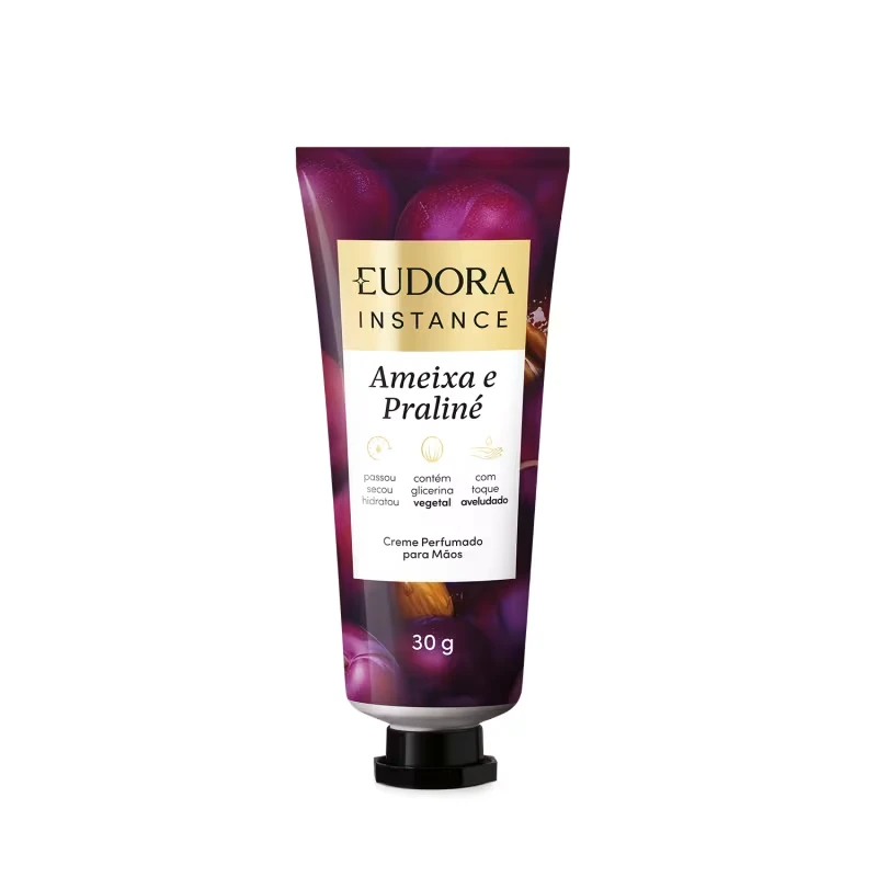 Creme Perfumado Para As Mãos Instance Ameixa e Praliné 30g
