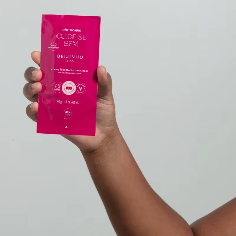 Refil Creme Hidratante para Mãos Cuide-se Bem Beijinho 40g