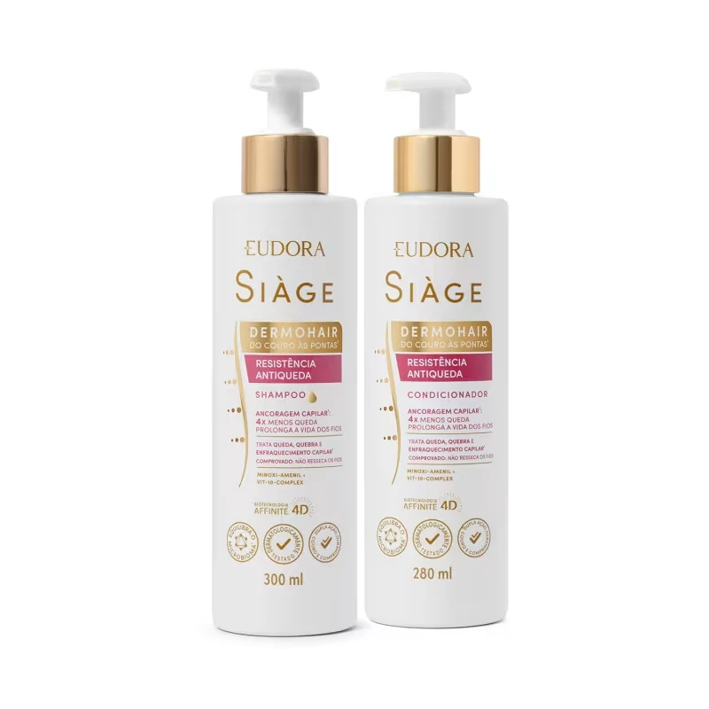 Combo Siàge Antiqueda: Shampoo 300ml + Condicionador 280ml