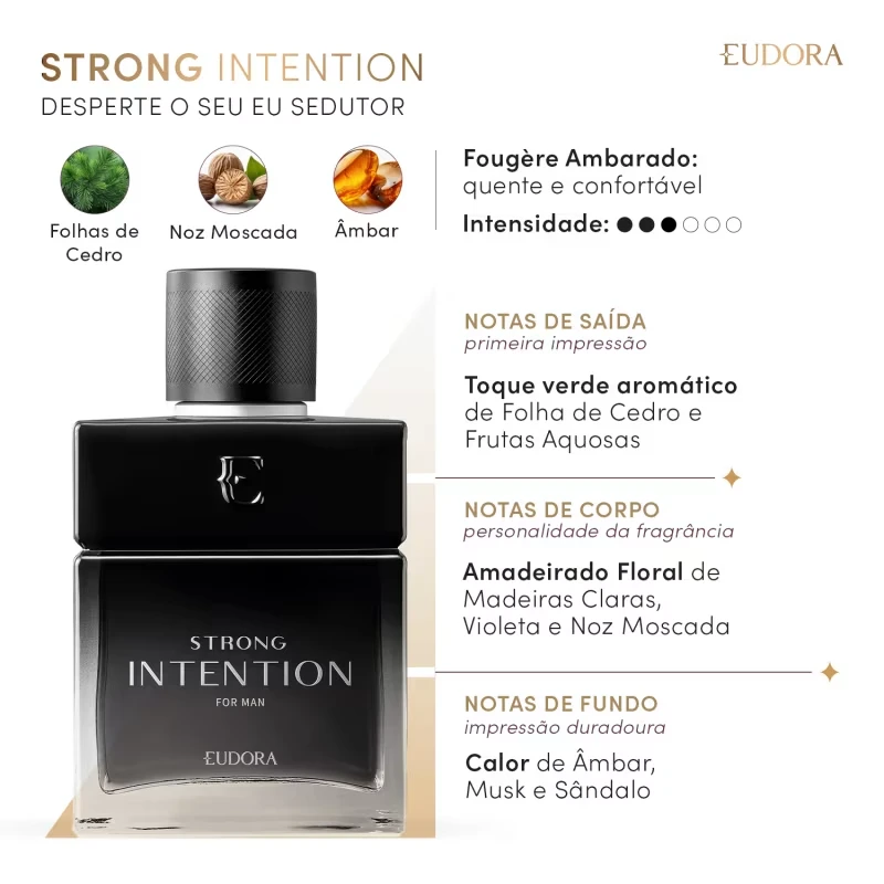 Strong Intention Desodorante Colônia 100ml