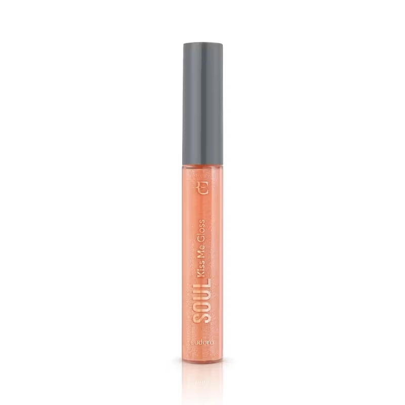 Gloss Labial Pêssego Flash SOUL Kiss Me 5,2ml