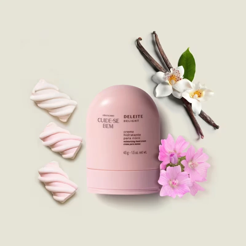 Creme Para Mãos Hidratante Desodorante Cuide-se Bem Deleite 45g