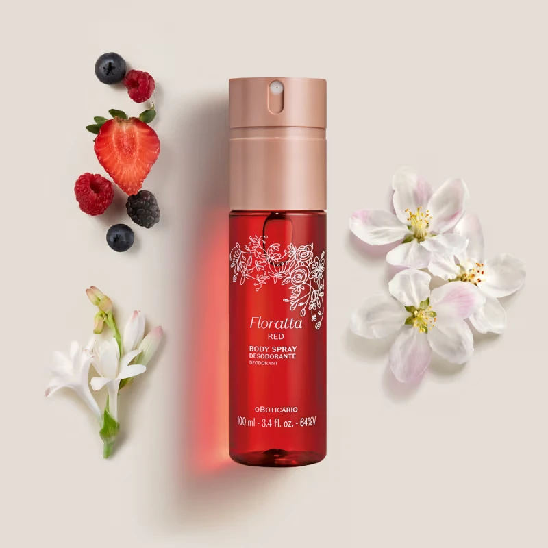 Body Spray Desodorante Floratta Red 100ml
