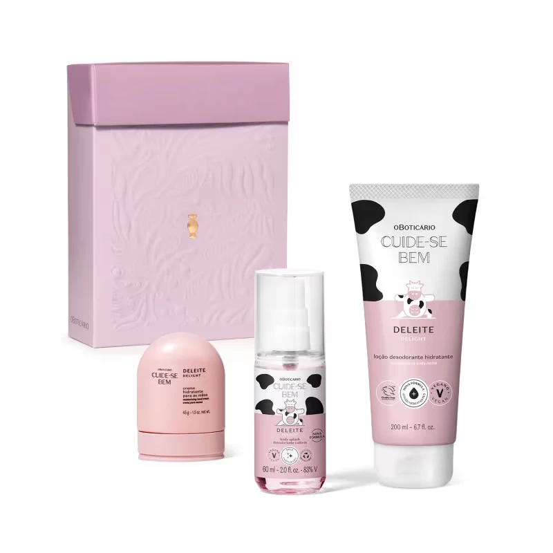 Kit Presente Cuide-se Bem Deleite (3 itens)