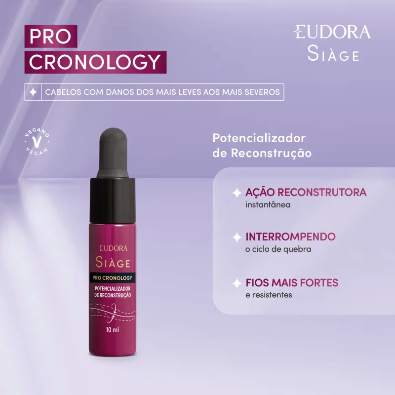Potencializador de Reconstrução Siàge Pro Cronology 10ml