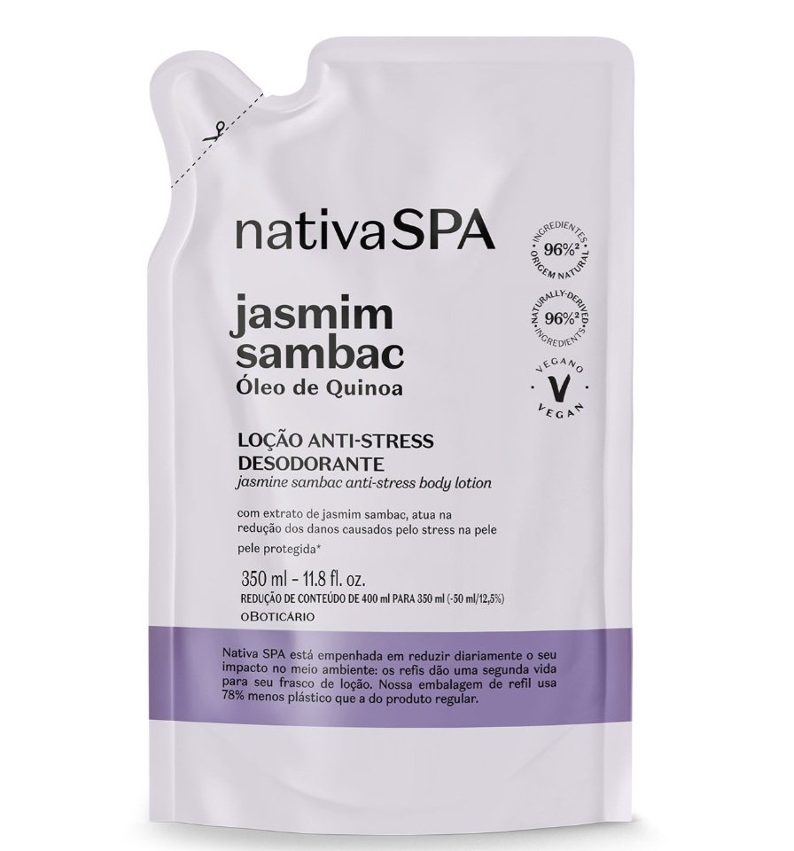 Jasmim Sambac Refil Loção Corporal 400ml