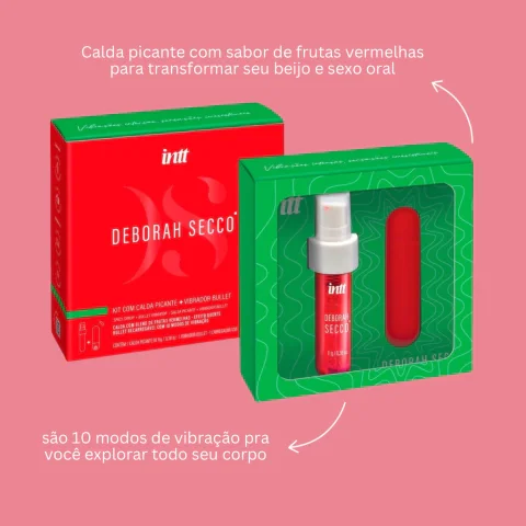 Kit bullet + Calda beijavel - Deborah Secco