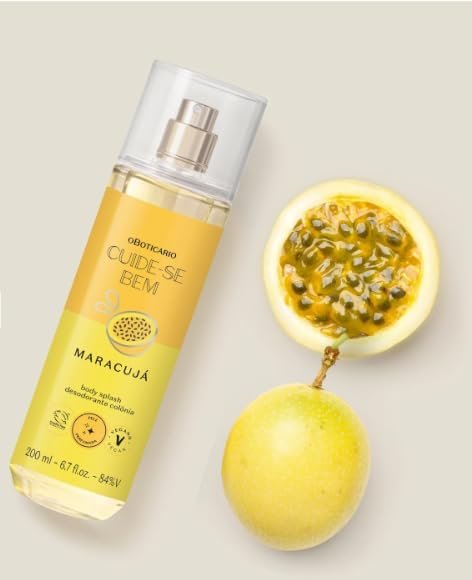 Boticário Desodorante Colônia Cuide-se Bem Feira Maracujá 200ml