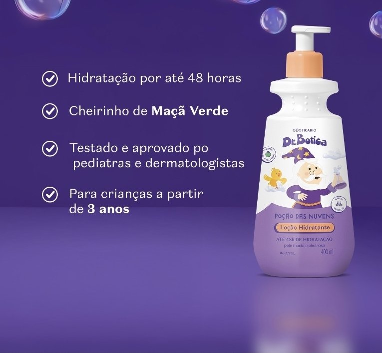 Hidratante dr botica poção das nuvens