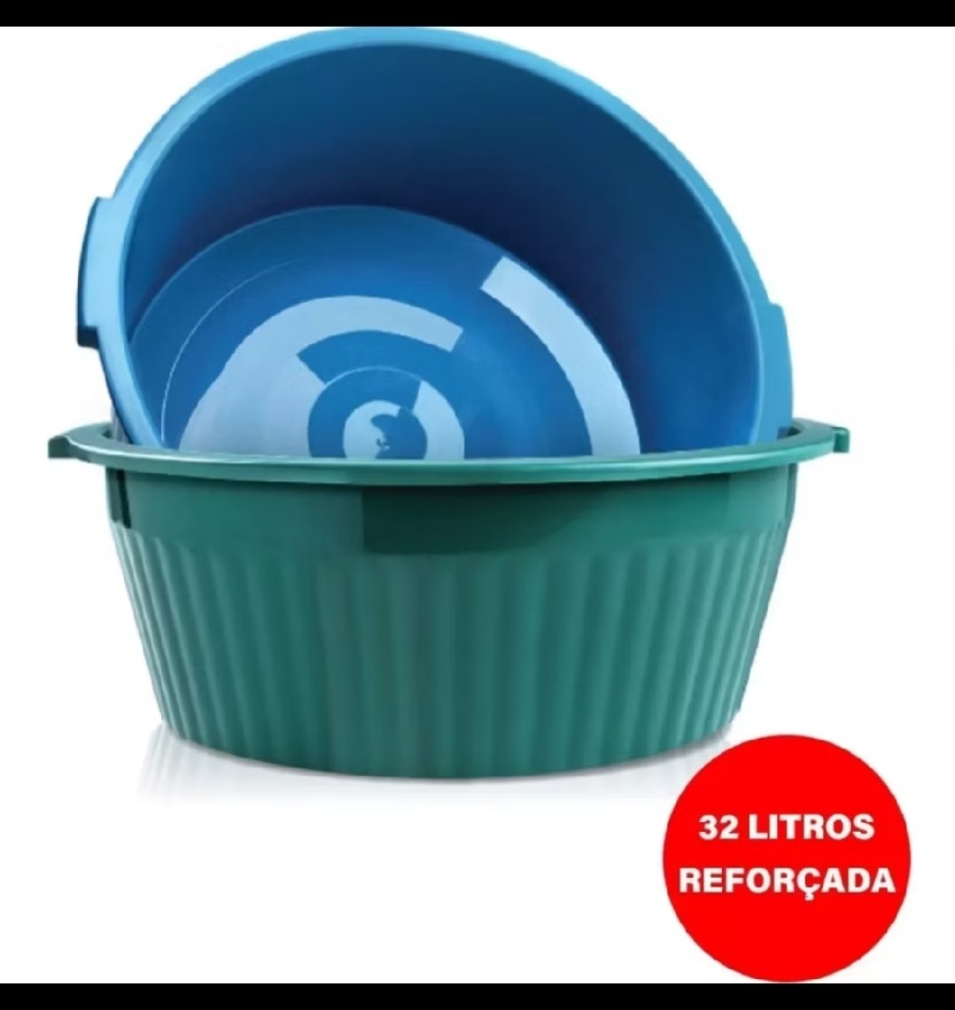 Bacia plastica 32 lt