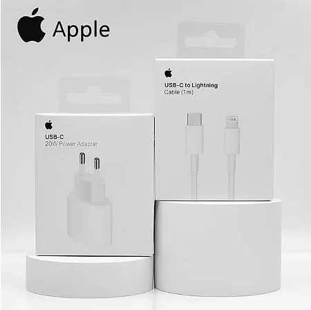 Carregador Fonte Apple Ipad Iphone Turbo Usb-c 20w Branco