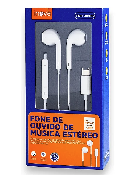 Fone de ouvido - Com fio