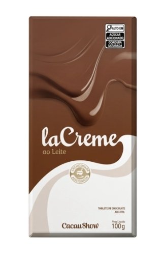 Barra lacreme ao leite