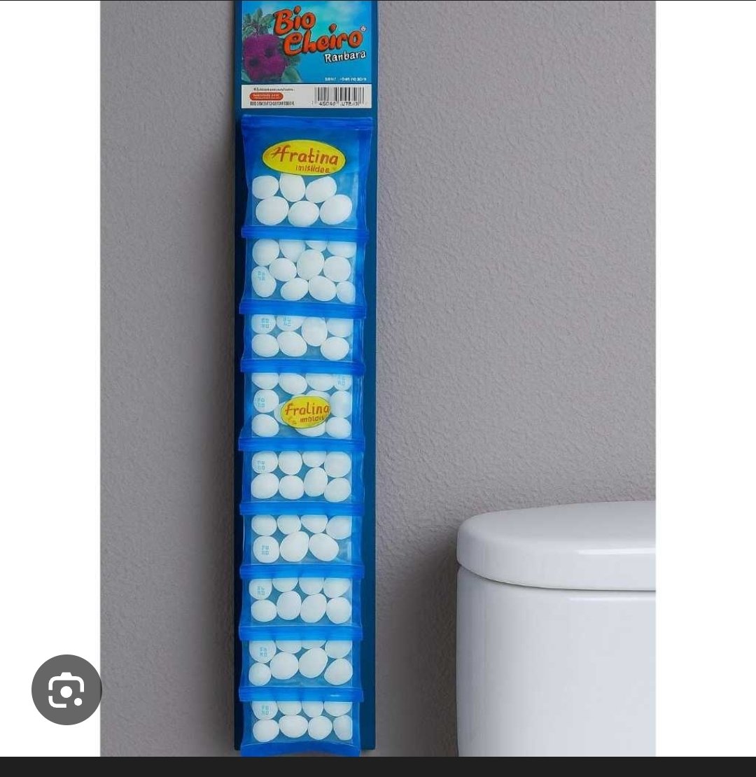 Cartela naftalina com 10 unid