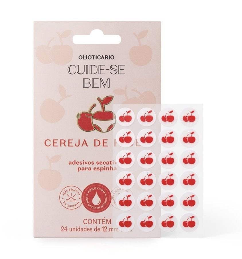 Adesivo facial secativo cereja de fases