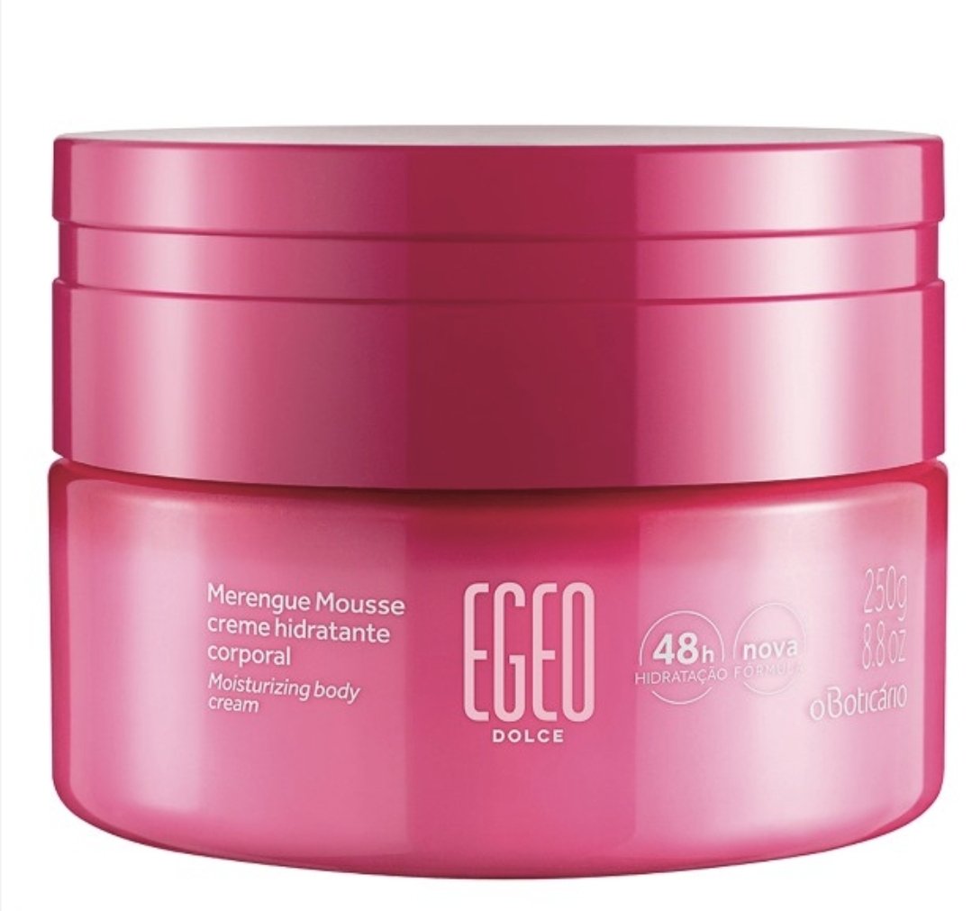 Mousse Hidratante Desodorante Corporal Egeo Dolce Merengue