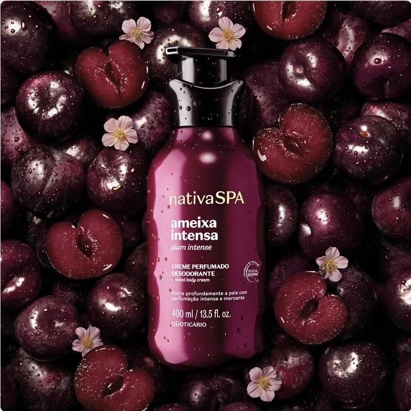 Creme perfumado hidratante ameixa intensa