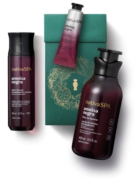 Kit Presente Nativa SPA Ameixa Negra