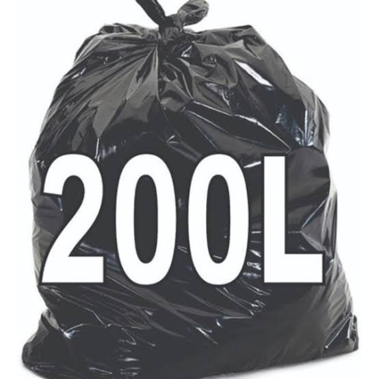 Saco de lixo 200 litros c/7 unidades