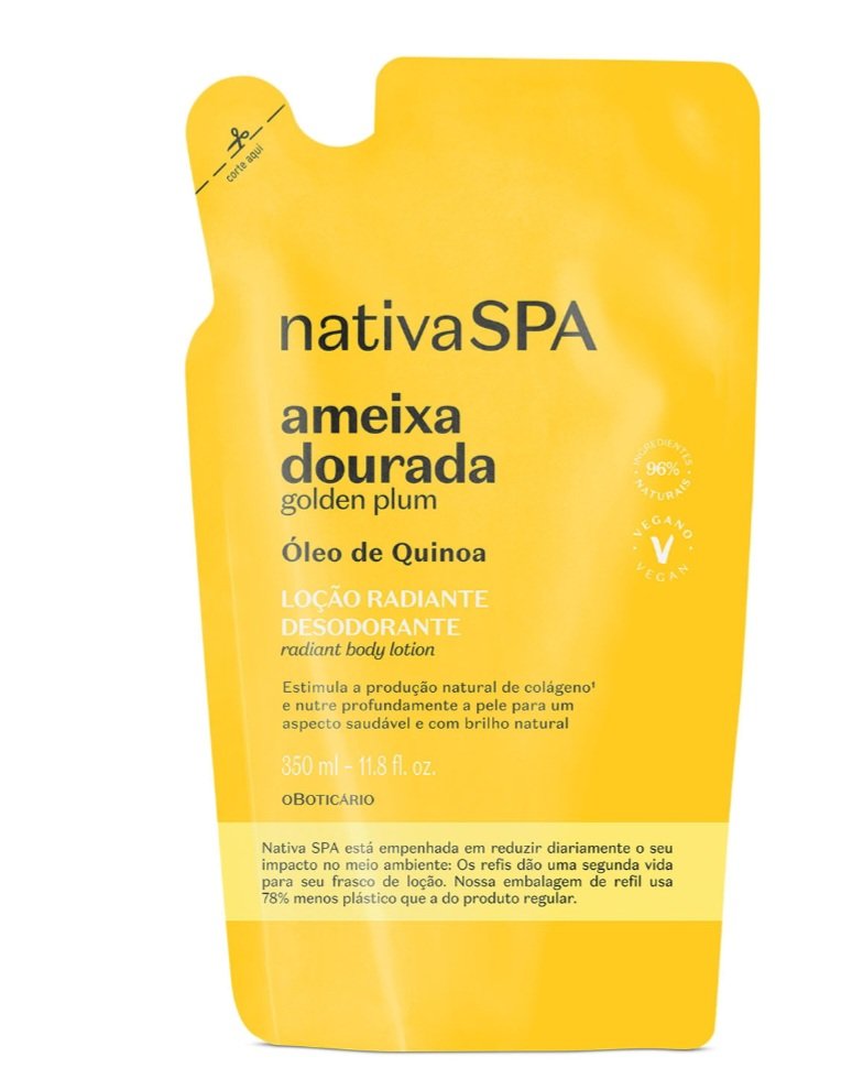 Ameixa Dourada Refil Loção Corporal 400ml