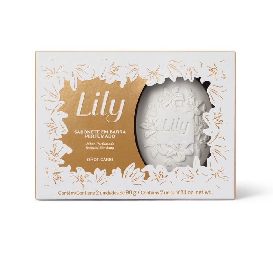 Lily  2 Sabonete em Barra 90g cada