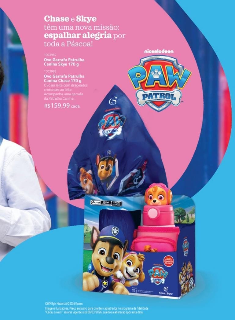 Ovo garrafa patrulha canina