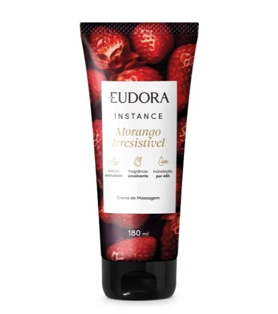 INSTANCE MORANGO IRRESISTÍVEL CREME DE MASSAGEM