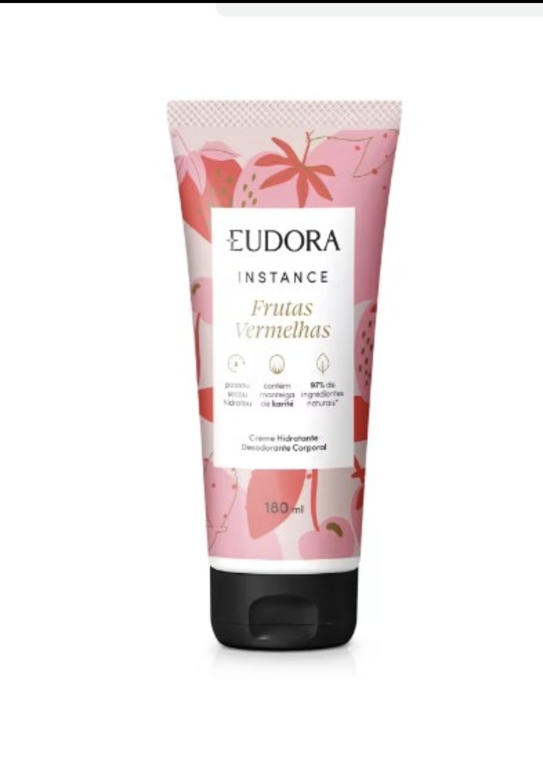 Creme Hidratante Desodorante Corporal Instance Frutas Vermelhas