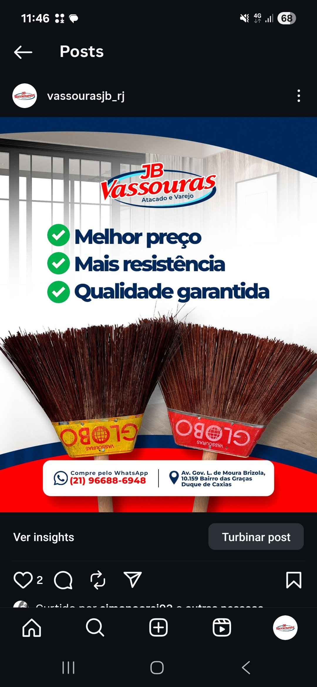 Vassoura piacava chapa 1