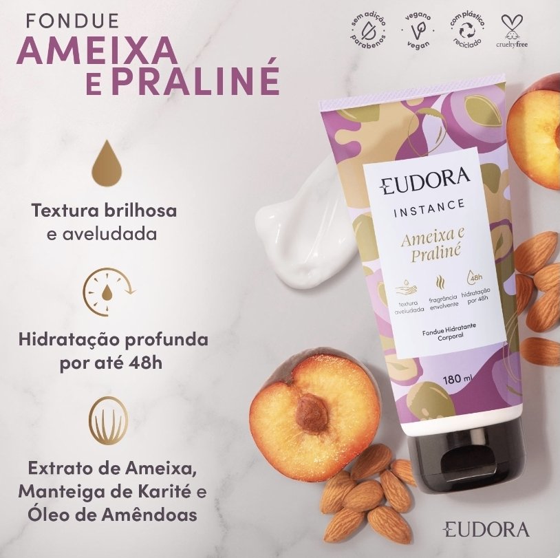 Hidratante ameixa e praline